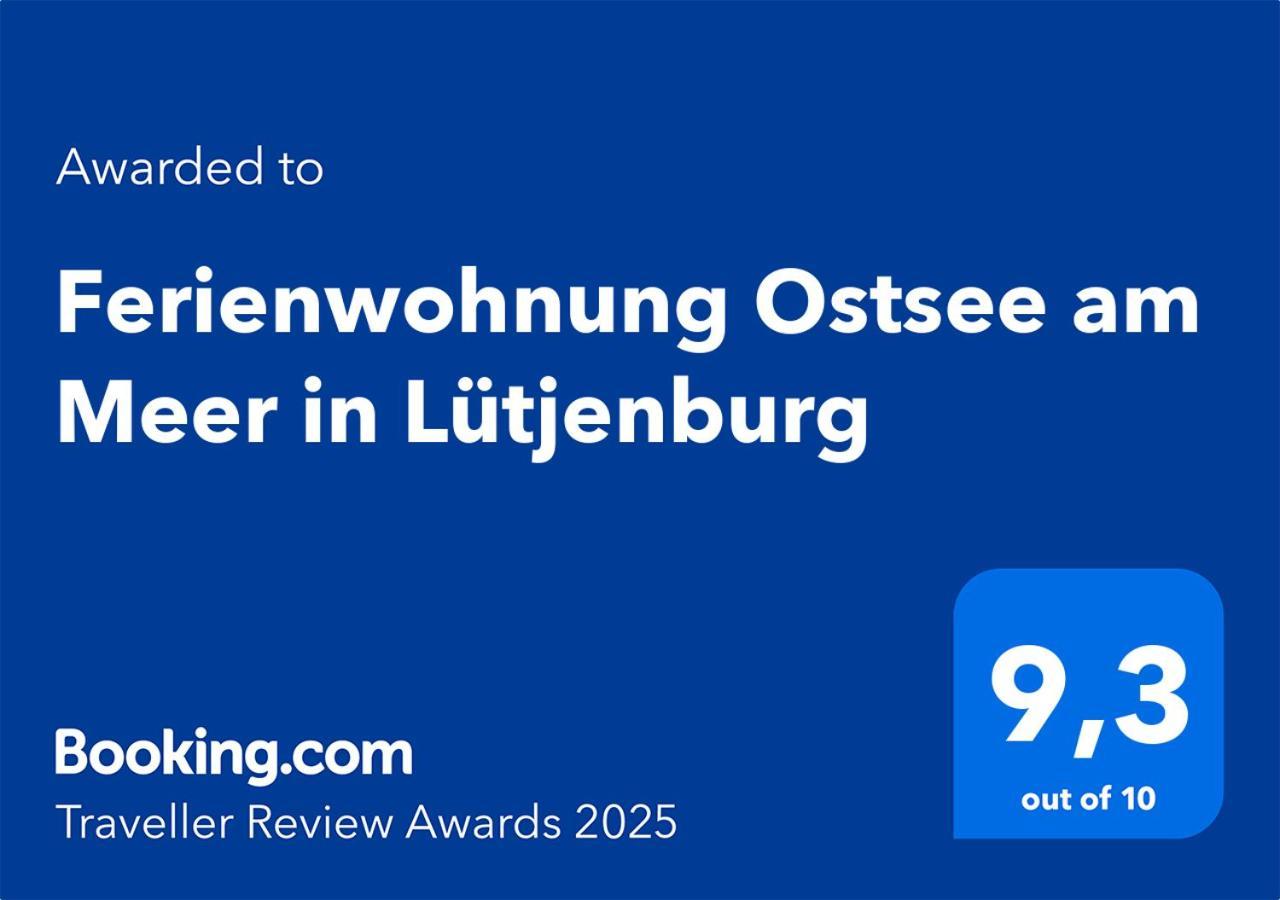 Ferienwohnung Ostsee Am Meer In Лютенбург Экстерьер фото